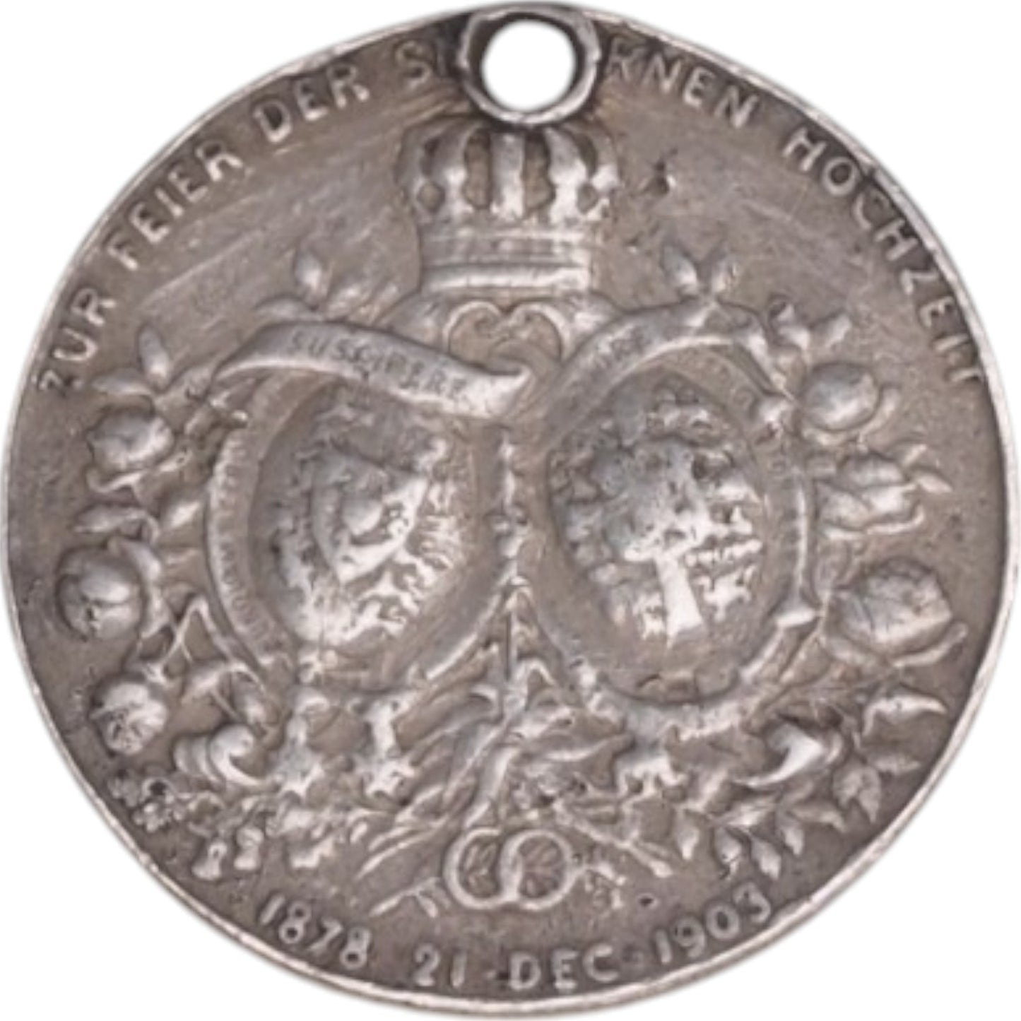 1903 German Silver Wedding Commemorative Medal