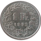 1 Fr Switzerland Coin 1962 - Silver