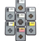 1980 Set Chaina Yuan Great WaII and six Coins
