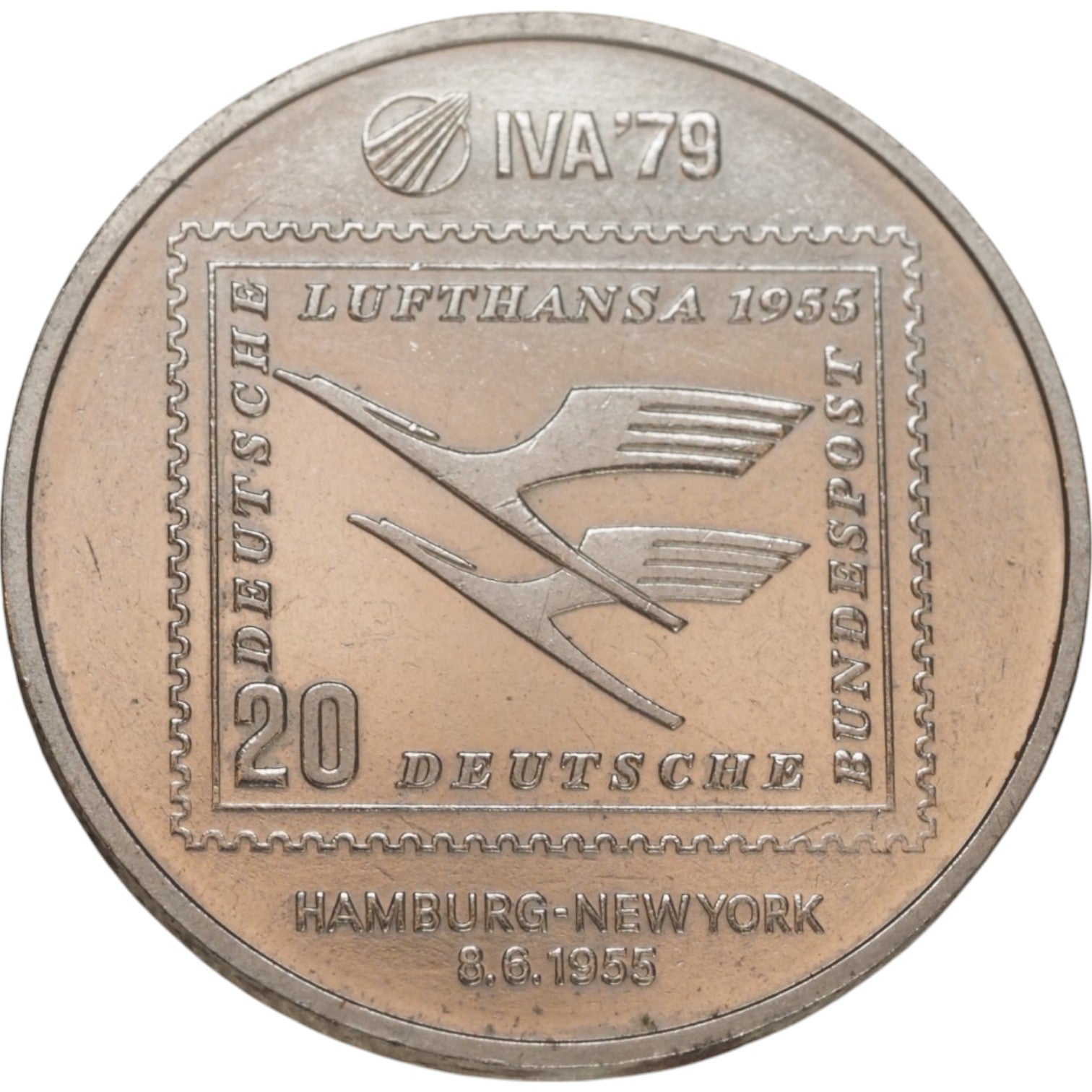 1979 Lufthansa Medal – Airbus A300 & Lufthansa History