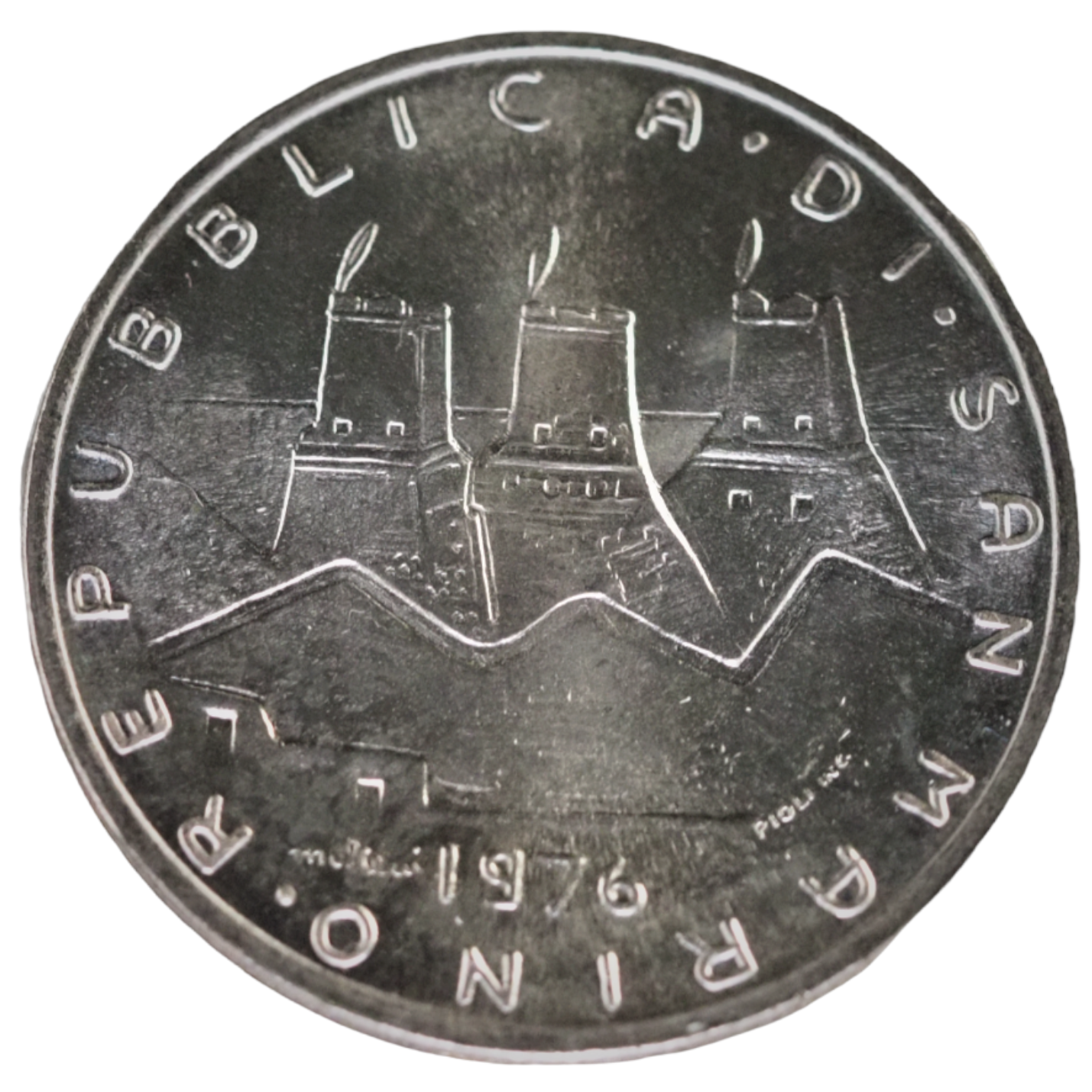 San Marino 1976 SILVER 500 Lire Coin