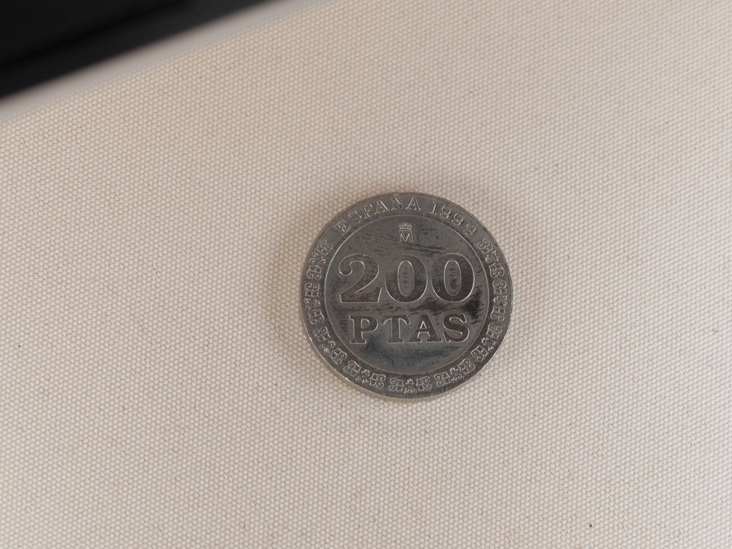 Spain 200Pesetas,"Juan Carlos I and son" 1998-2000 Coin   KM# 992