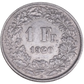 Swiss 1 Franc Coin (1920) – Vintage Helvetia Design – Silver
