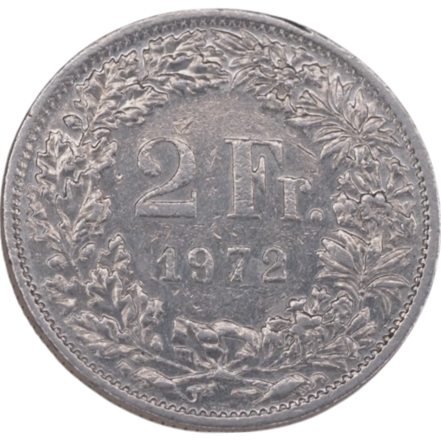 Swiss 2 Franc Coin – 1972
