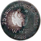 1988 Germany WWF 25th Anniversary Harbor Seal Silver Medal – .925 Silver