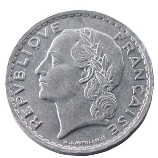 5 Francs France 1946 Coin
