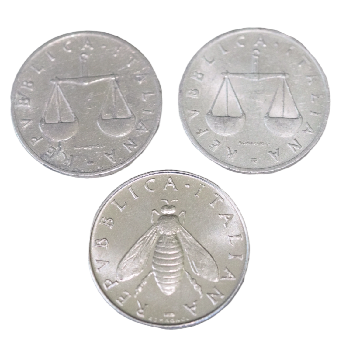 Italy 1970 2 Lire Coin Set