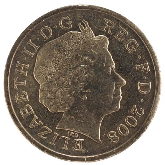 One Pound 2008 Shield Coin United Kingdom