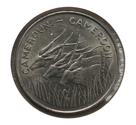 Cameroon 100 Francs 1975 Coin