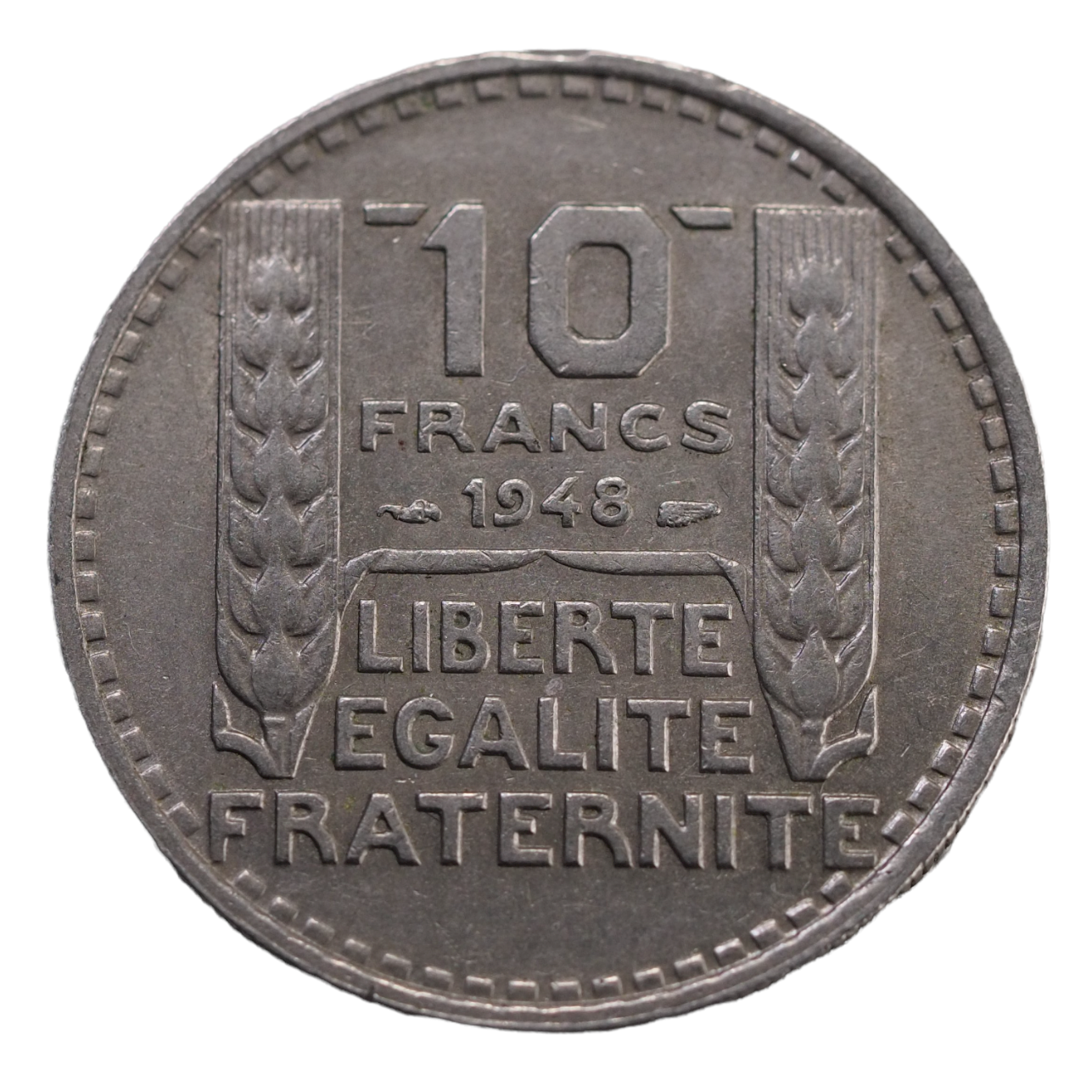 10 Francs France  Turin 1948 Coin