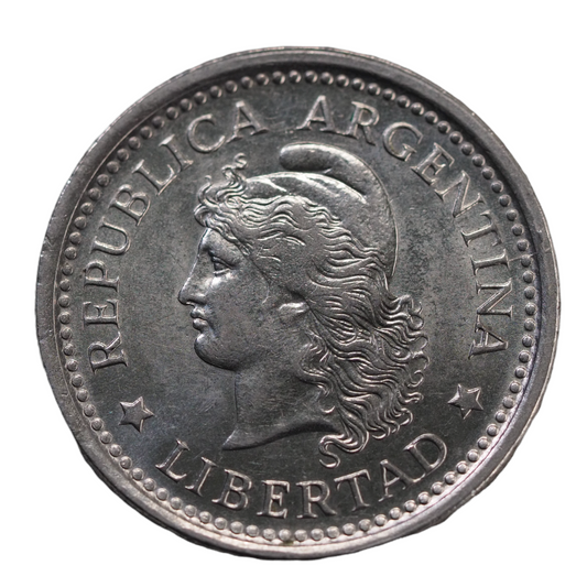 Uno Peso Argentina 1957 Coin