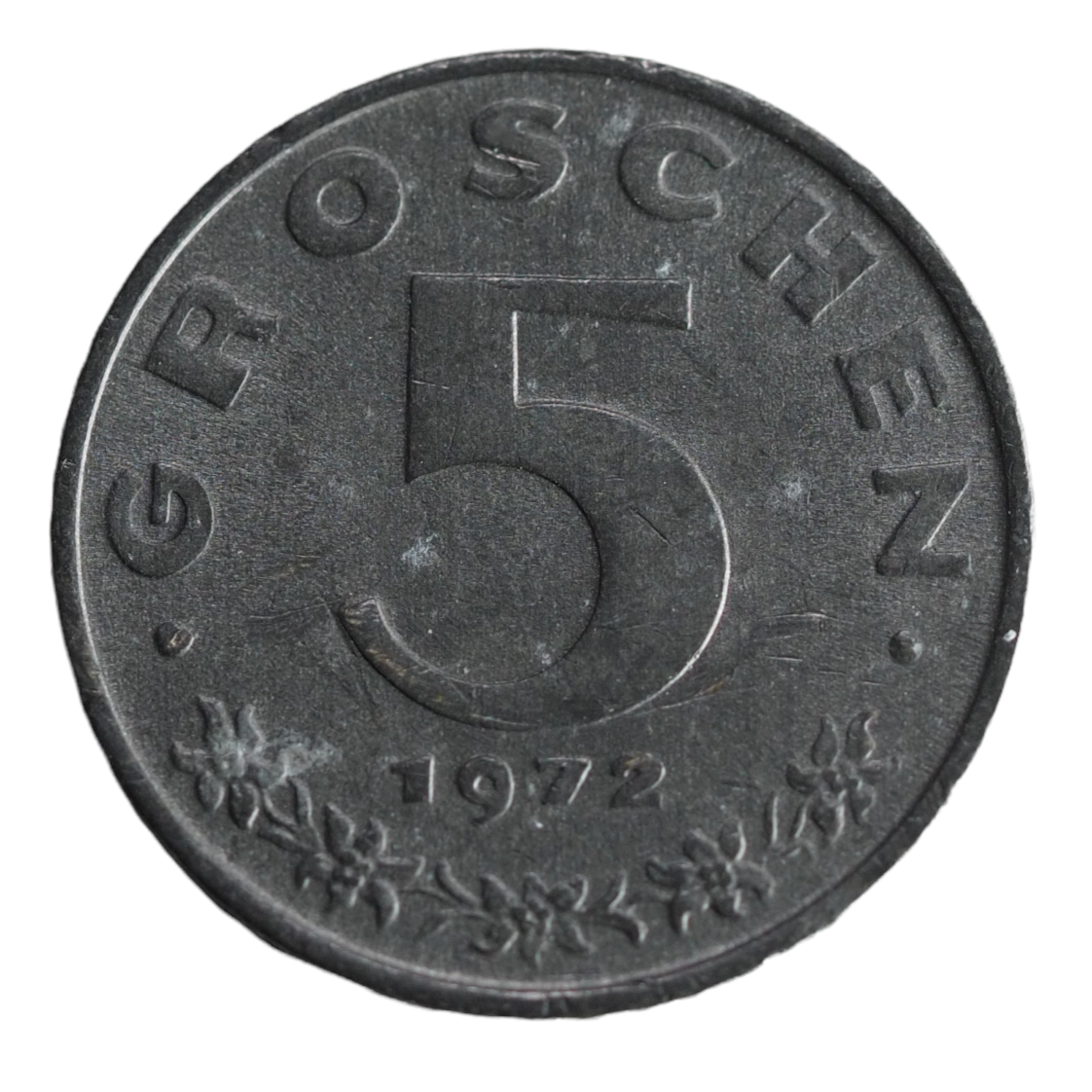 5 Groschen  Austria 1972 Coin