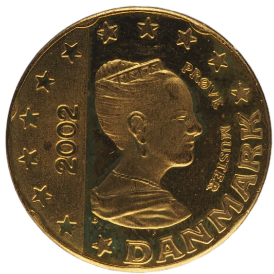 20 Cent Denmark 2002, Trial- Probe- Essai- Prueba,  Ex- Set  Coin