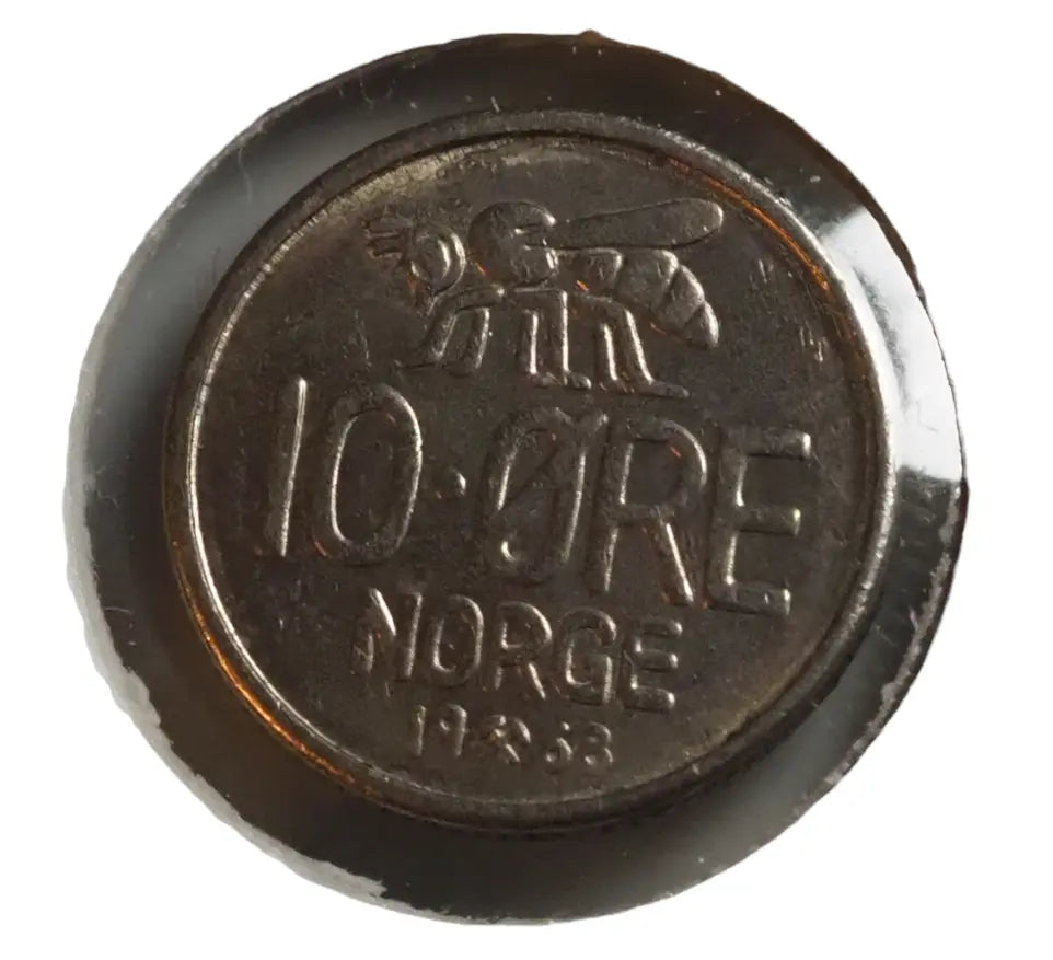 Norway  10 ore 1968 coins  Vintage Antique