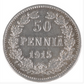 Russia, Finland 50 Pennia 1915  Coin      KM# 2.2