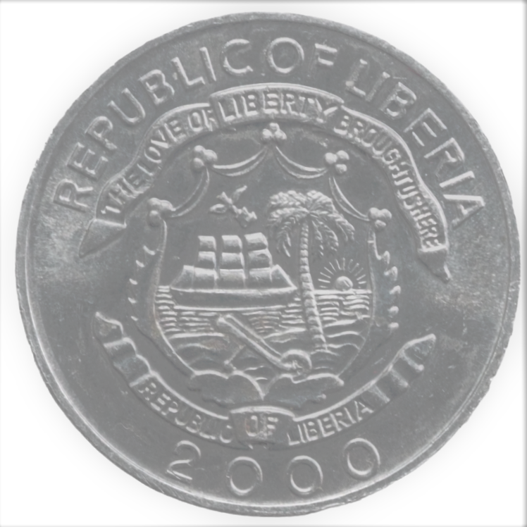 5 Cents Liberia, 2000 Coin  KM# 471