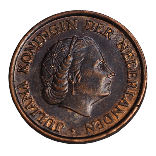 5 Cent 1980,Coin from  Netherlands, Toned Color