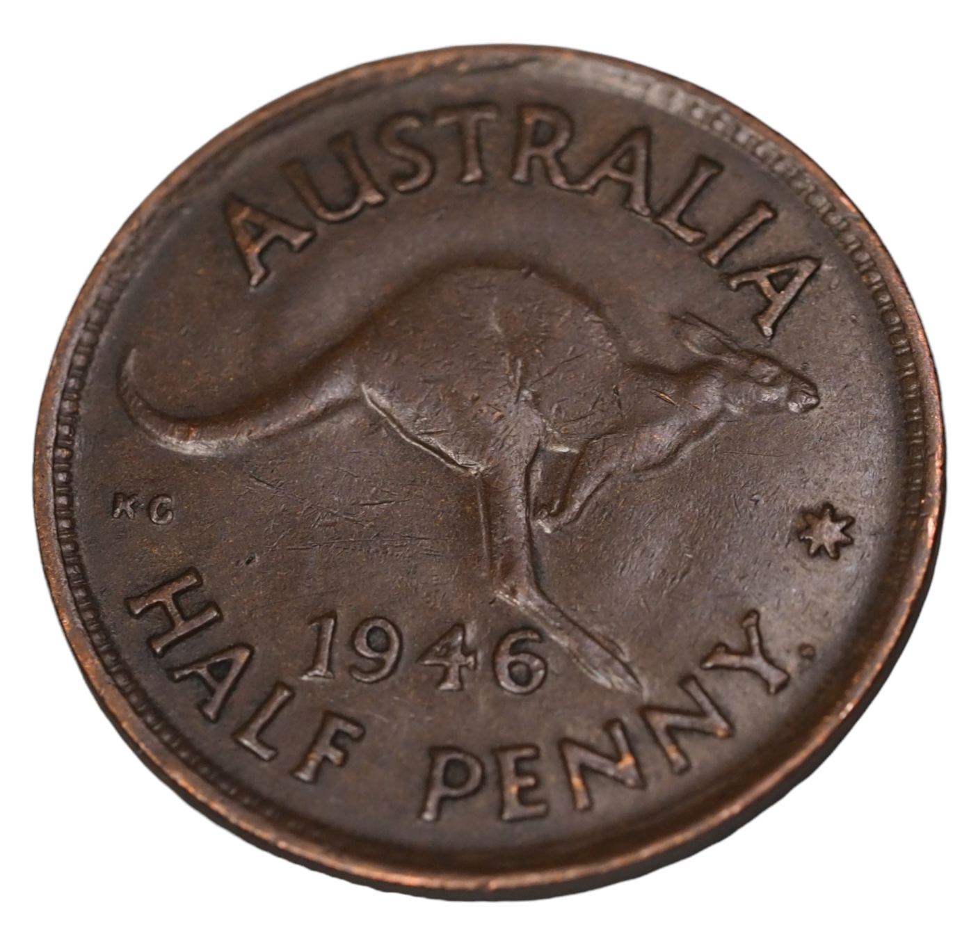 Half Penny 1946, Coin from Australia