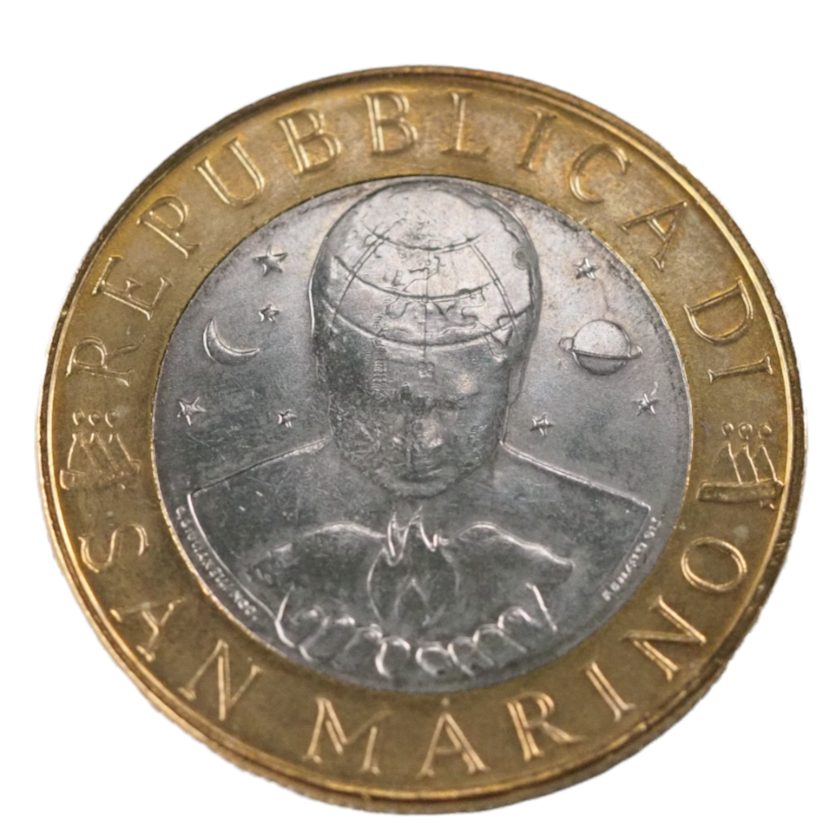 Coin, San Marino 1000 Lire 2000, Rome, Bi- metalic KM: 40