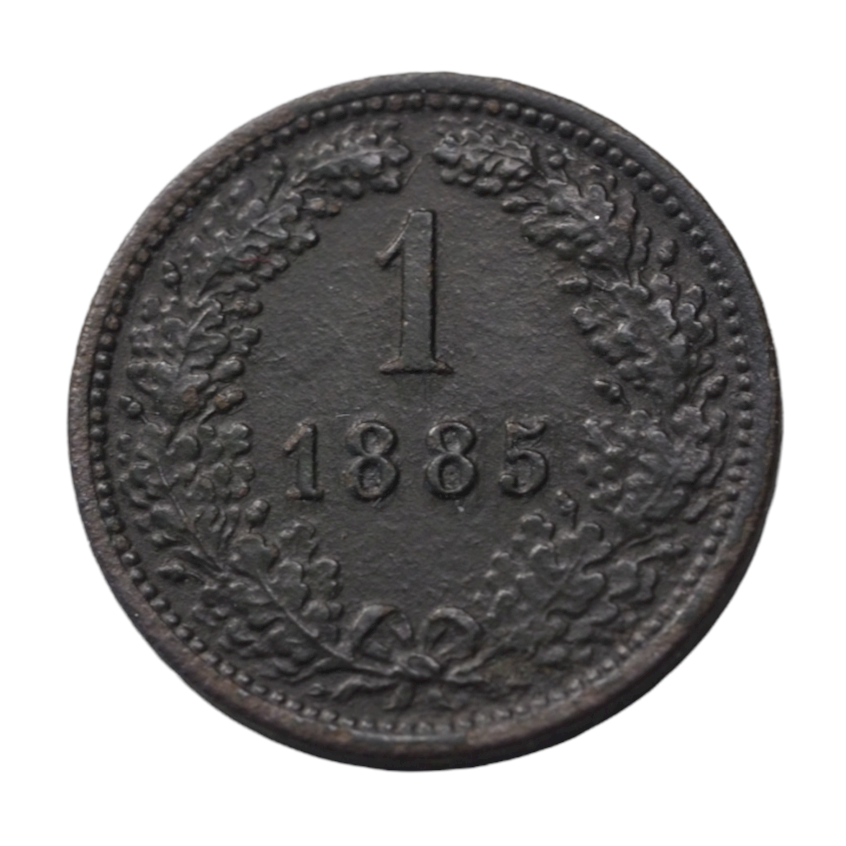 Austria,   Coin 1 KREUZER, 1885 MS 65-67