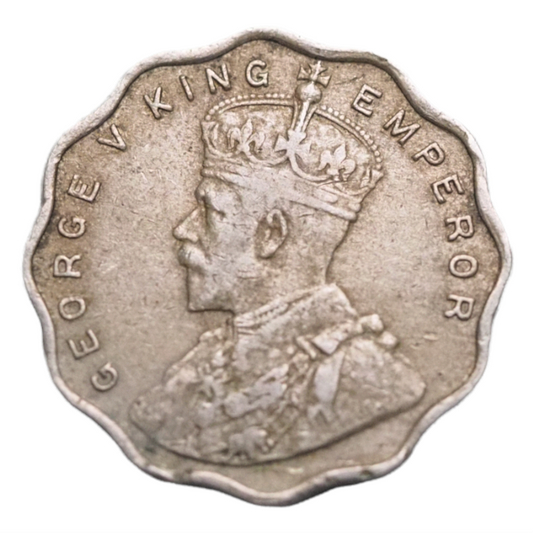 1917  India (British) 1 Anna,   King George V Coin  KM# 513