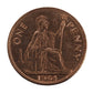 1964 United Kingdom British Elizabeth II Coin- One penny