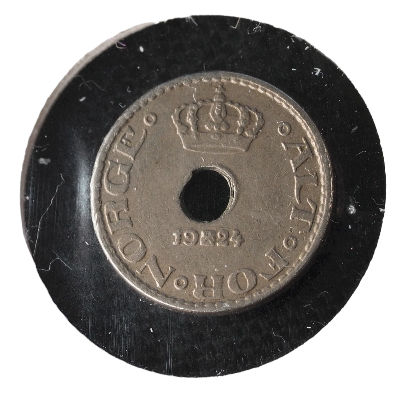 1924 Norway 10 Ore coin