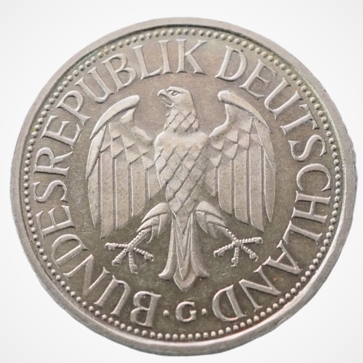 Germany, 1 DM  1990G Coin    (MS 65-70)
