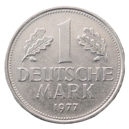 Germany, 1 DM 1977D Coin