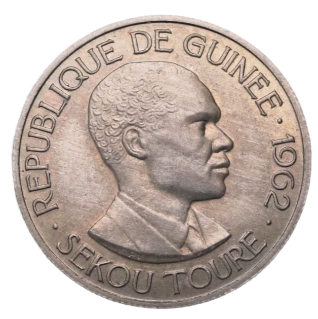 Guinea,  5 Francs 1962 Coin,   N# 6321