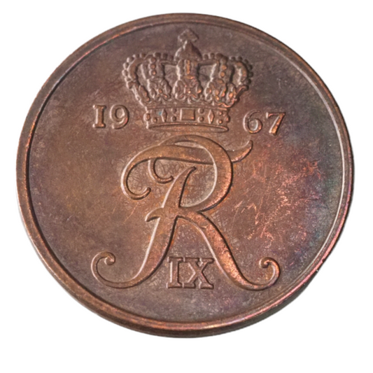 5 Ore,Denmark 1967 Coin