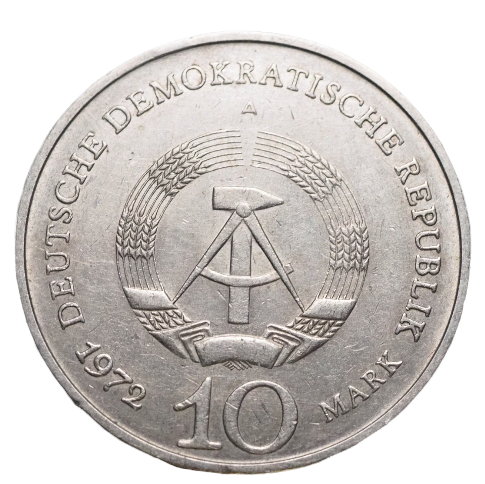 Germany, DDR. 10 Mark 1972A. Coin,  Buchenwald Memorial