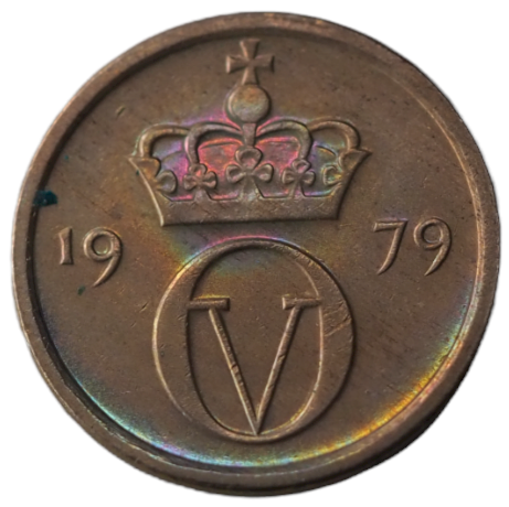 Coin,Norway, 10Ore,1979