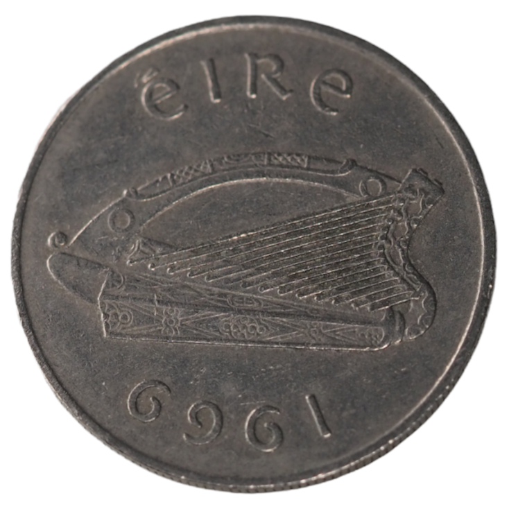 5P Pence, Ireland 1969 Coin