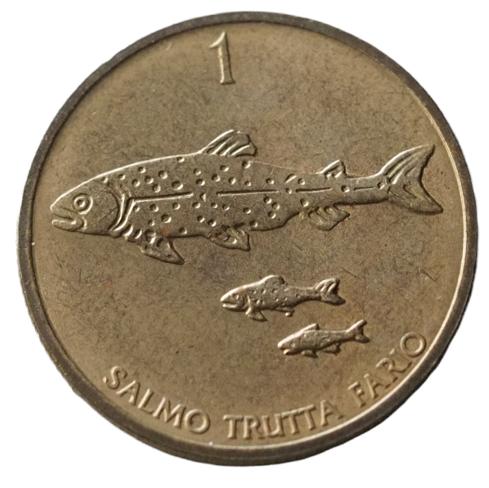 Coin, 1 Tolar , Slovenija 1996, UNC