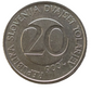 Coin, Slovenia, 20 Tolarjev 2006 UNC