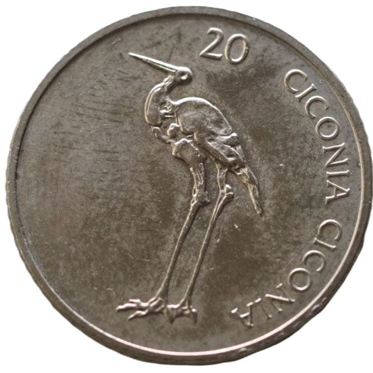 Coin, Slovenia, 20 Tolarjev 2006 UNC