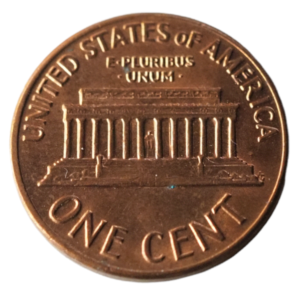 Lincoln Memorial  Cent 1972 USA Coin Errors DDO