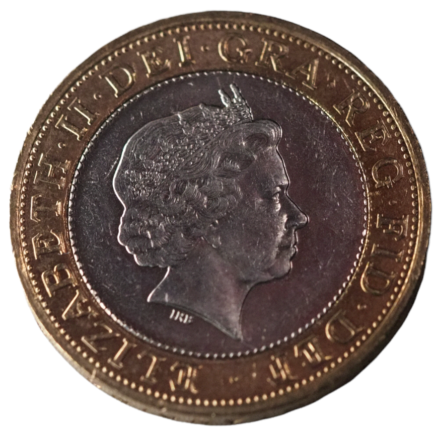 United Kingdom Grossbritannien 2 Pounds 2002 S. 488 / BiMe /  Elizabeth II.  UNC
