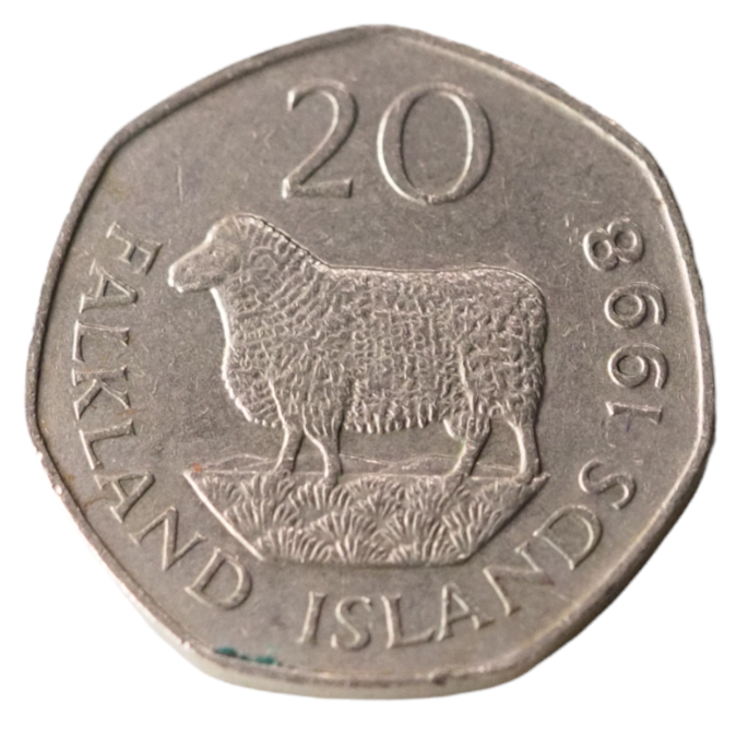 20 Pence 1998, Falkland Islands  Coin