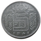 1941 Belgium 5 Francs Coin - Reverse View