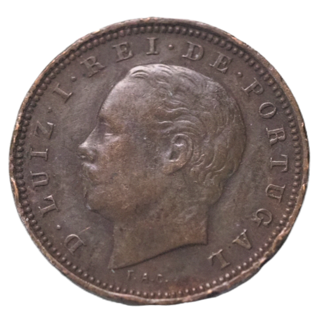 Portugal, Luis I,  V Reis 1882  KM# 525 Coin