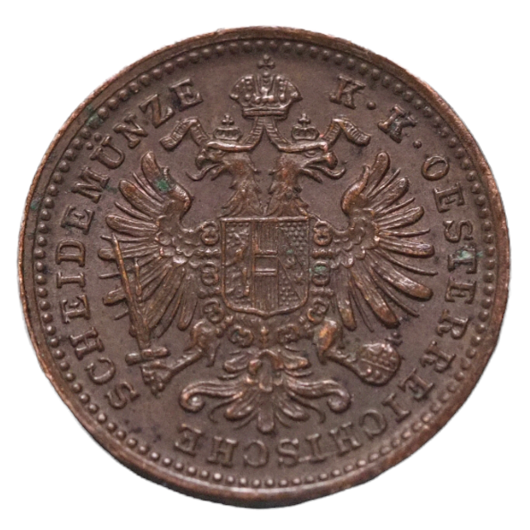 Austria, 1 Kreuzer - Franz Joseph I  1885 Coin      KM# 2187