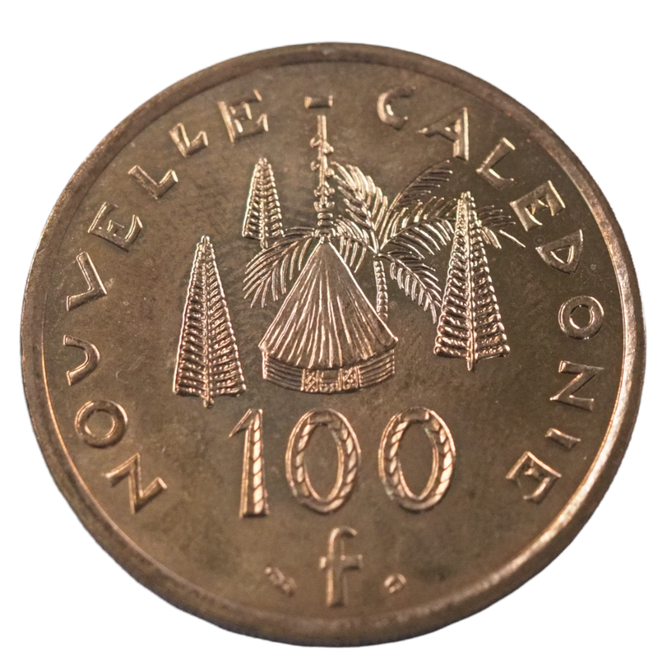 100 Francs 2001, New Caledonia  Coin    MS 65-67
