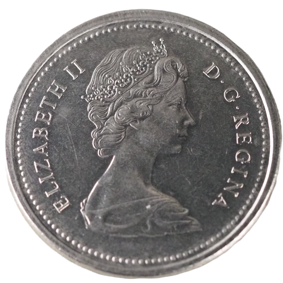 1975 Canadian $1 Voyageur Dollar Coin