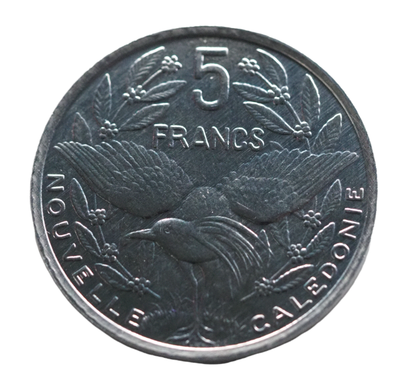 France Nouvelle- Caledonie 5 Francs 2001 Essor Prof Coin  MS65-67