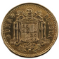 Una Peseta,  1975- Star 78 Coin , Spain- Francisco Franco