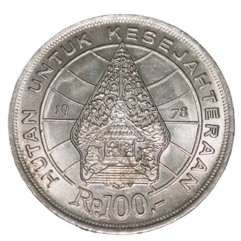 Indonesia 100 Rupian   1978 Coin