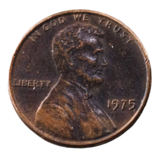 1975, Lincoln Memorial One Cent Coin, USA