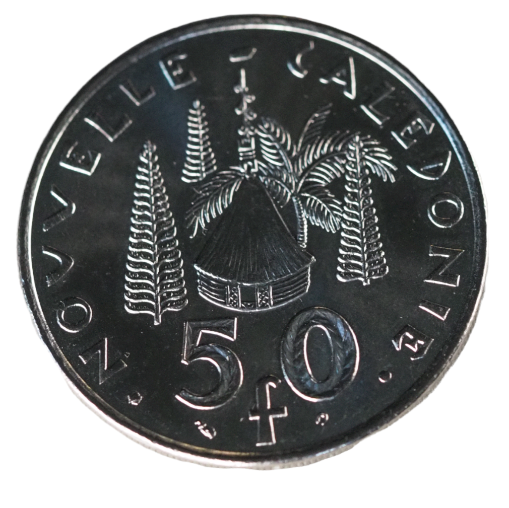 50 Francs,  Nouvelle Caledonie 2001 Coin France